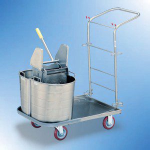 Carry All Cart with Buckets and Wringer