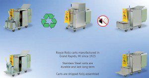 Stainless Steel Janitorial Carts