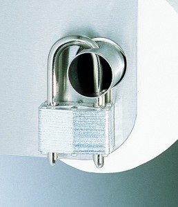 Lock for Toilet Tissue Dispenser