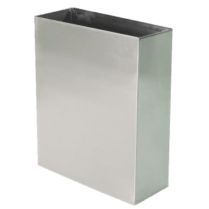 20" x 10" x 32" Stainless Bin