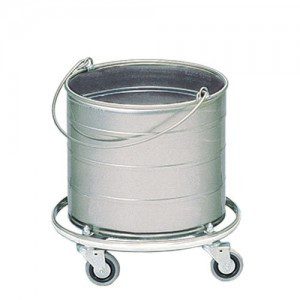 6 gallon castered bucket