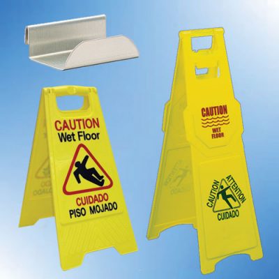 Cart Sign Holder - Wet Floor Signs