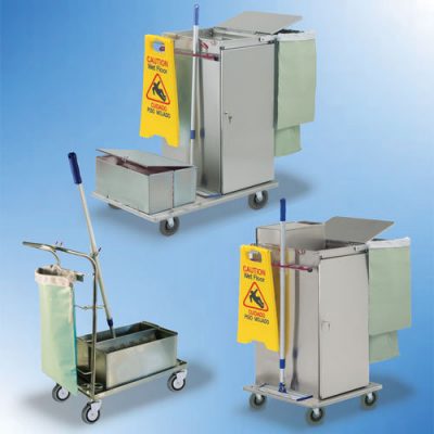 Microfiber Cleaning Carts