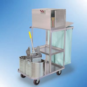 Verse-Utility Cart with double buckets