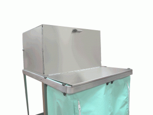 Verse-Utility Cart with Double Microfiber Tubs